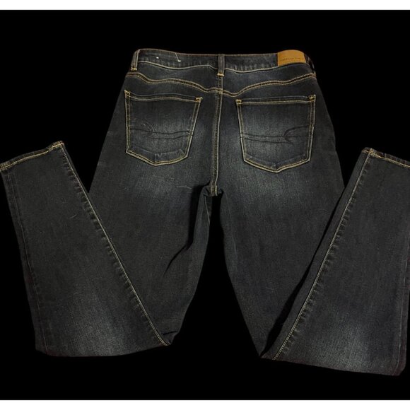 American Eagle Outfitters Womens Skinny Jeans Size 8 Regular Fit 360 Ne(x)t Leve - Picture 4 of 8